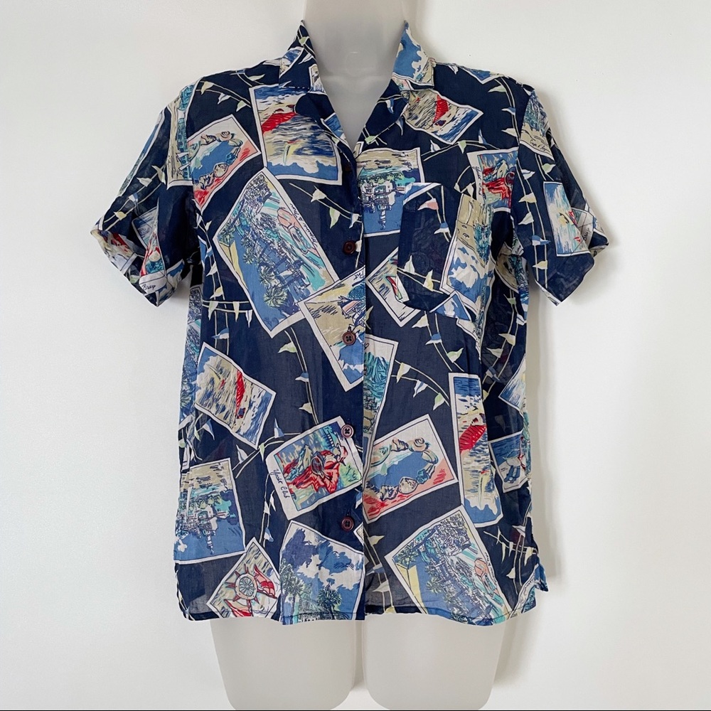 Liz Claiborne Blue Button Down Shirt